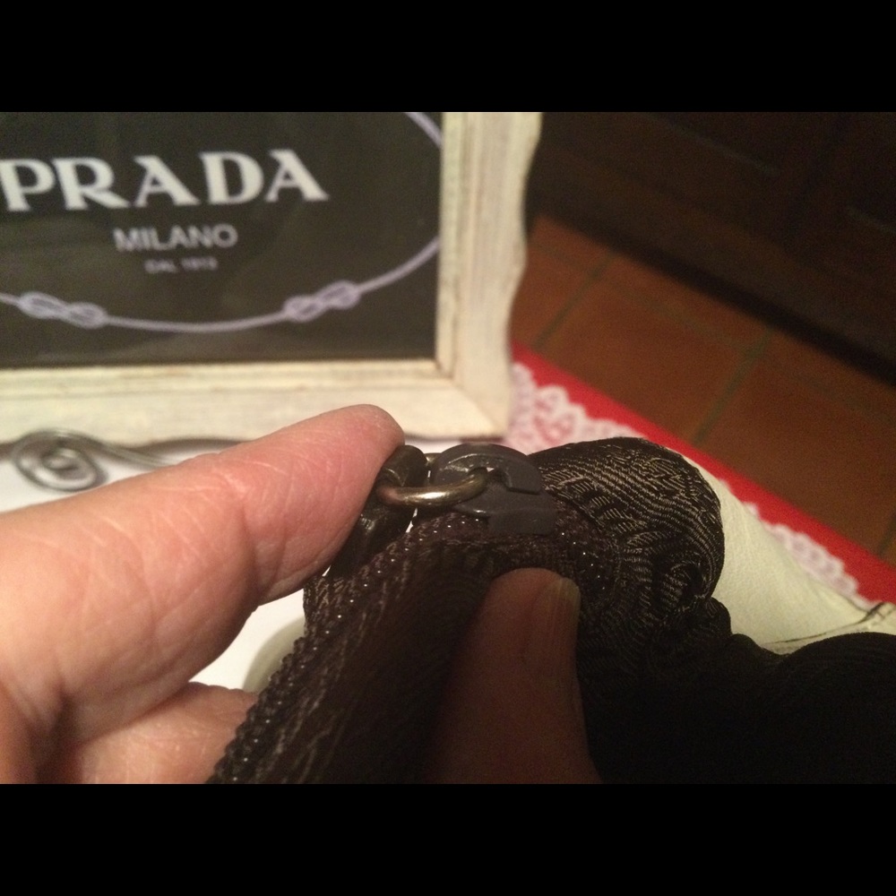 Authentic Rare Prada Shoulder Bag with Top Hook & Loop Closure - Picture 11 of 16